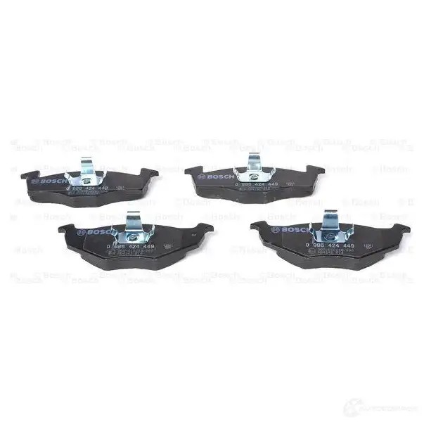 Тормозные колодки, комплект BOSCH BP218 0986424449 336208 21866