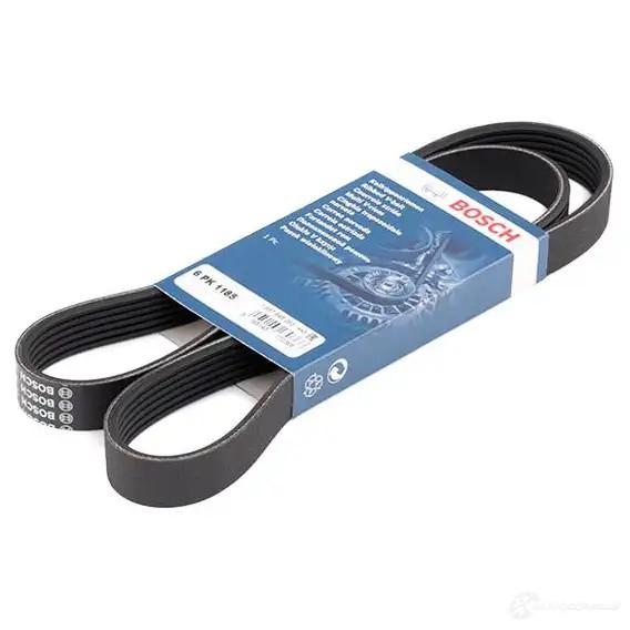 Приводной ремень, поликлиновой BOSCH 355939 6PK1185 1987946063 6 PK 1185
