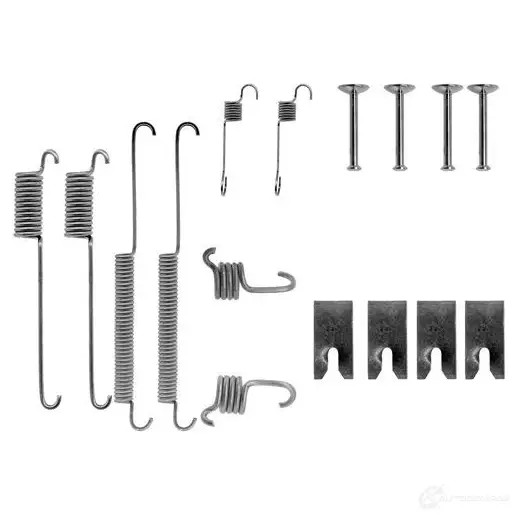 Ремкомплект тормозных накладок BOSCH 352346 CM0BW 1987475126 AS 093