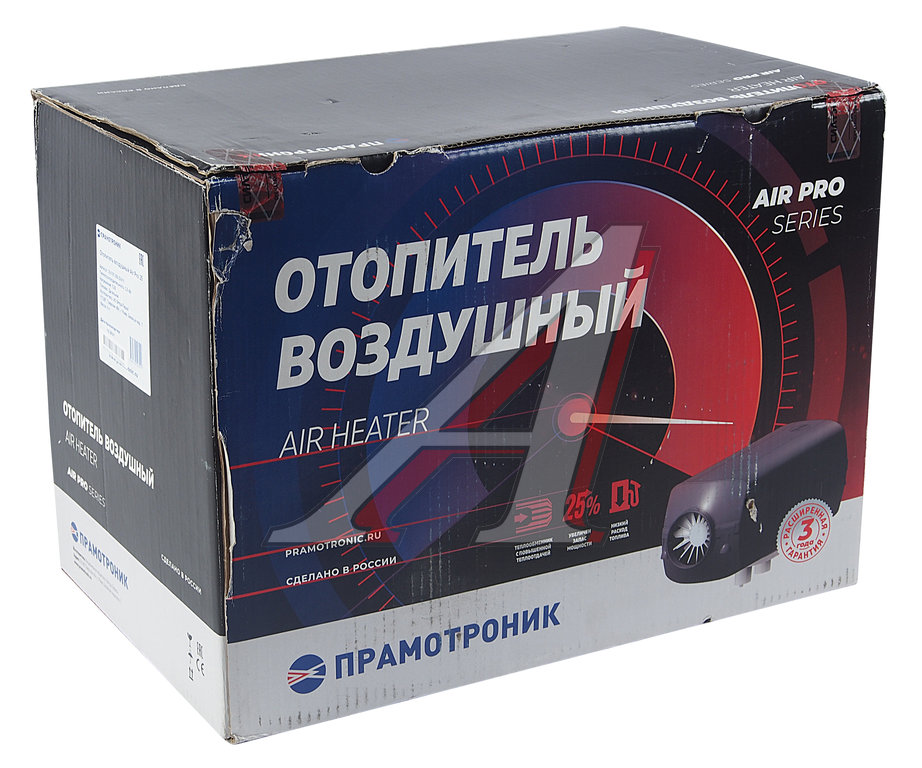 Отопитель воздушный дизельный AirPro 25 12В 2, 5кВт (бак 8л) ПРАМОТРОНИК