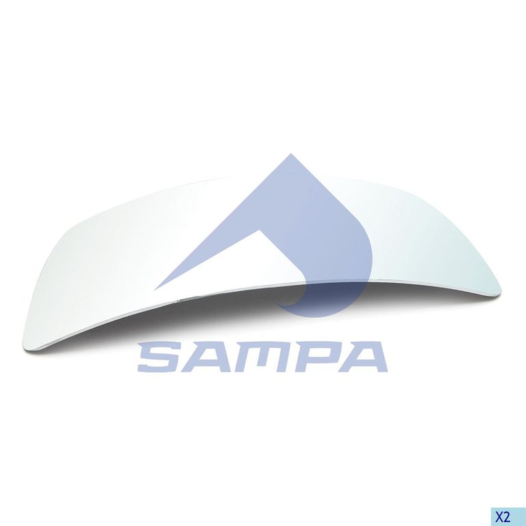 Элемент зеркальный КАМАЗ-5490 MERCEDES Axor зеркала бордюрного SAMPA