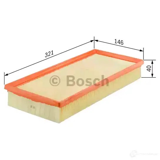 Воздушный фильтр BOSCH 370250 LP6KY S 0452 f026400452