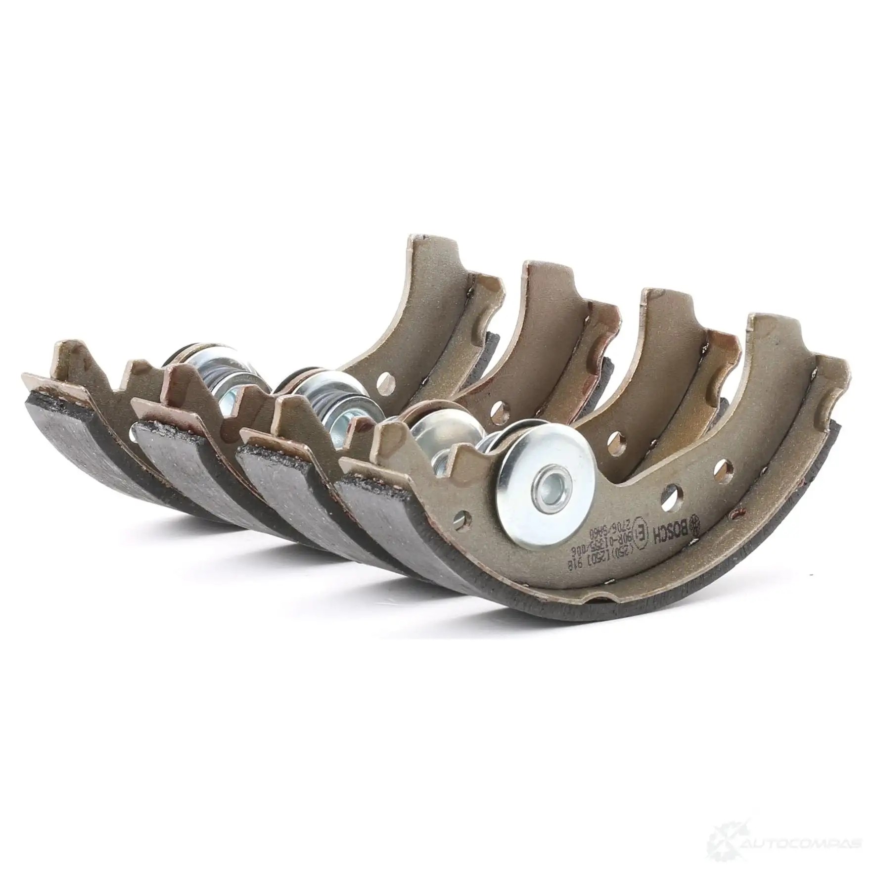 Барабанные тормозные колодки, комплект BOSCH BS41 4 341411 0986487030 2JRG9TR