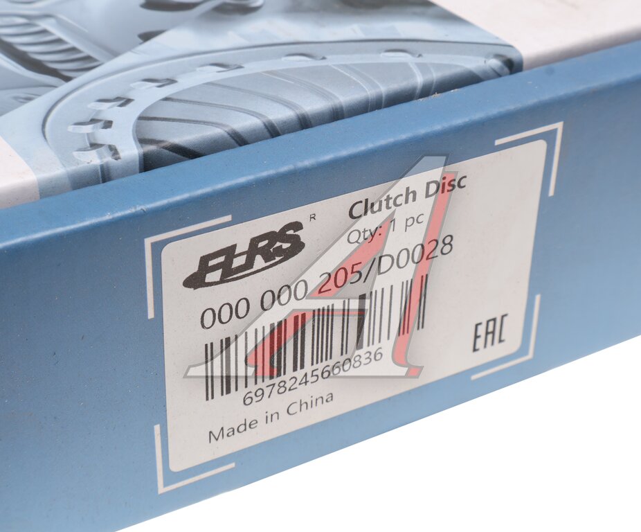 Диск сцепления КАМАЗ-ЕВРО (КПП-ZF) MFZ-430 FLRS