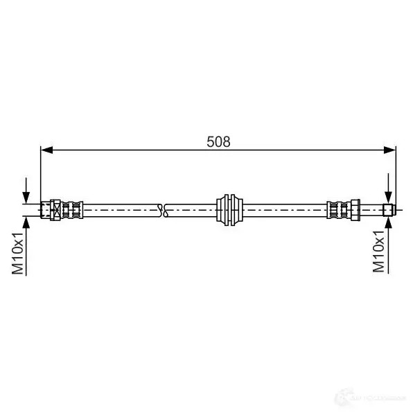 Тормозной шланг BOSCH BH 1223 1987481331 CWGM5LV 354437