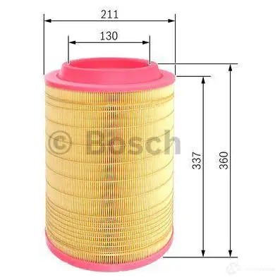 Воздушный фильтр BOSCH f026400245 S0245 370099 S 0245