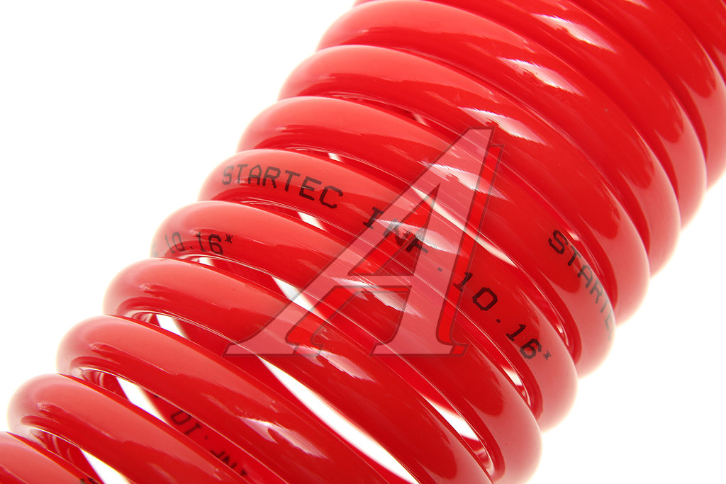 Шланг пневматический витой М22 L=7.5м (красный) Polyurethane STARTEC