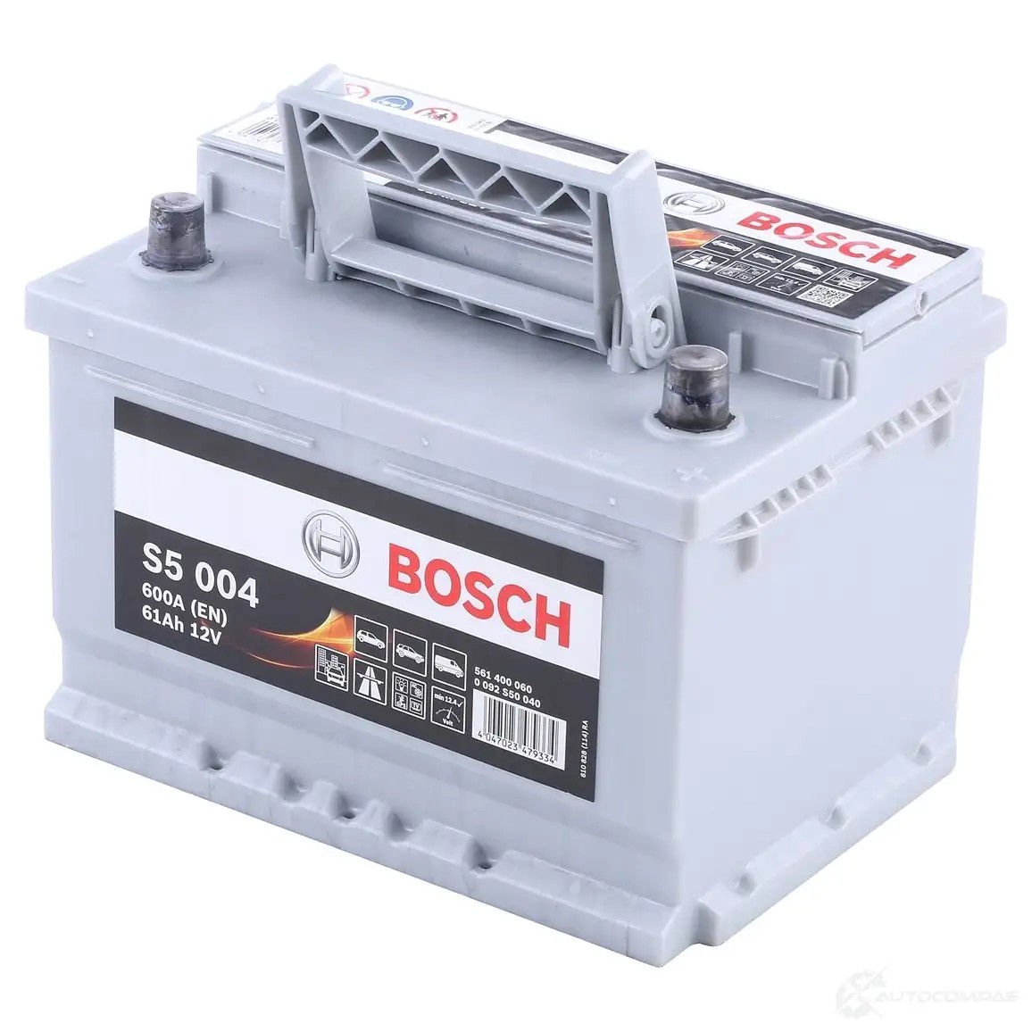 Аккумулятор 61 ач обратная 600 а 12 в Кальциевый [CA/CA] silver plus 242x175x175 BOSCH 12V 61AH 600A 304289 0092S50040 561 400 060