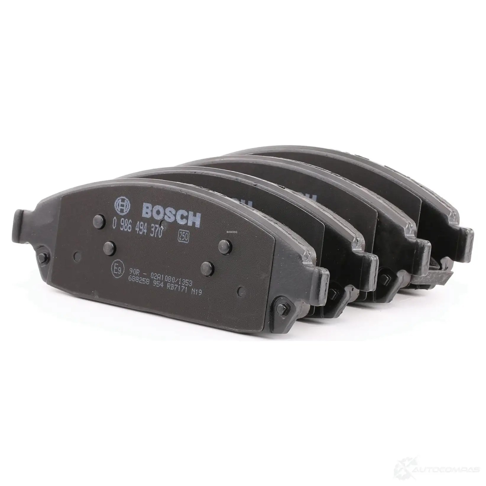 Тормозные колодки, комплект BOSCH 342355 7985-D1080 24250 0986494370
