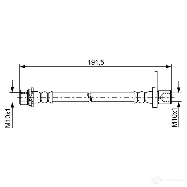 Тормозной шланг BOSCH HTND6X 354831 BH16 22 1987481738