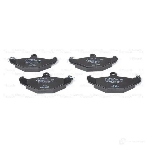 Тормозные колодки, комплект BOSCH 2041 0 0986461148 337800 BP597