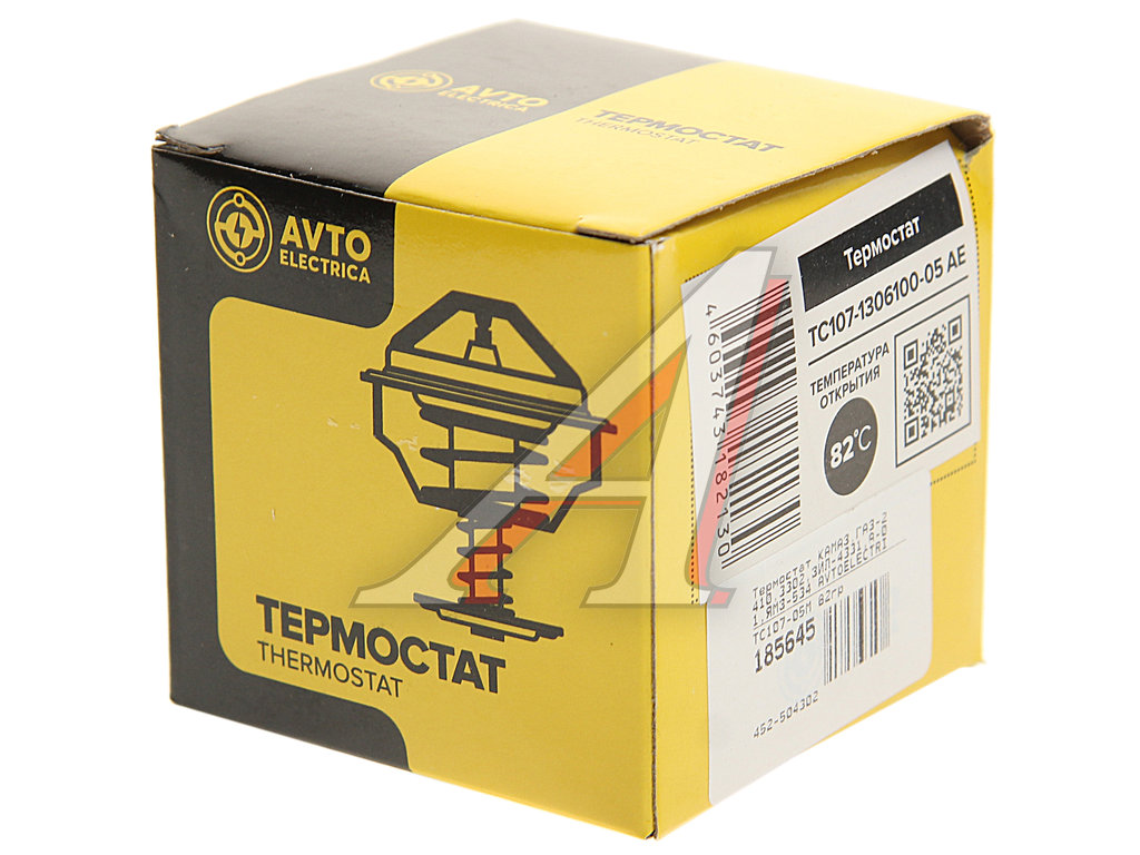 Термостат КАМАЗ, ГАЗ-2410, 3302, ЗИЛ-4331, А-01, ЯМЗ-534 (82 град.) AVTOELECTRICA