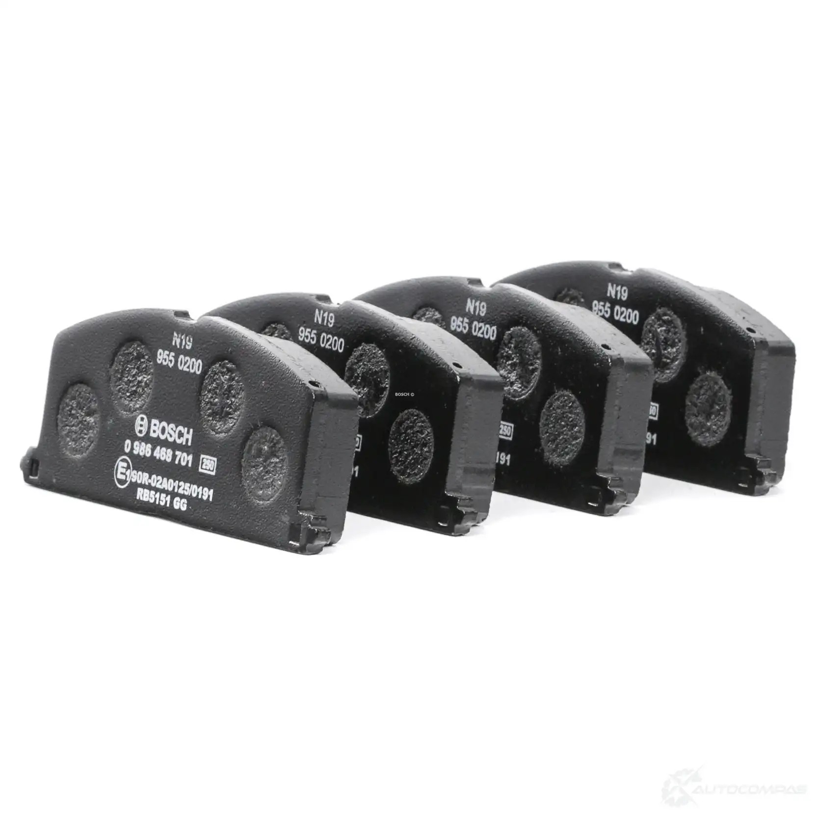 Тормозные колодки, комплект BOSCH 20870 7152D241;7153D242;7153D302;7420D539 0986468701 337964