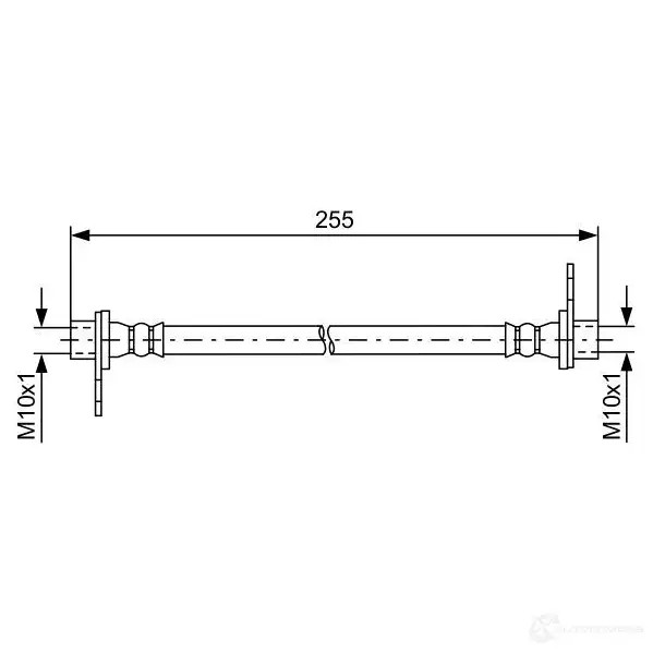 Тормозной шланг BOSCH 354678 1987481585 BH146 9 YURUBC0