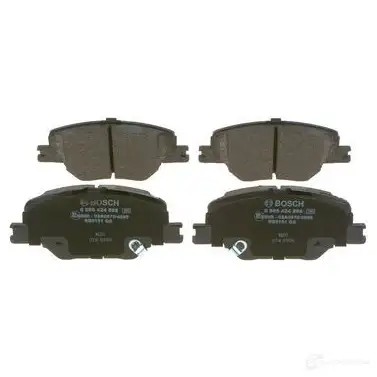 Тормозные колодки, комплект BOSCH 0986424868 EF7OH V 1437243514