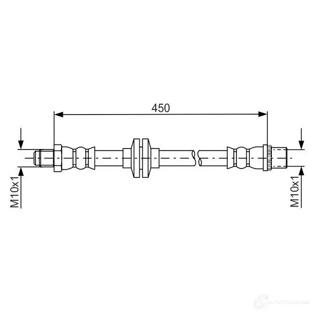 Тормозной шланг BOSCH U3ML02 354776 BH1 567 1987481683