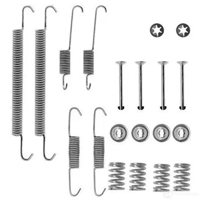 Ремкомплект тормозных накладок BOSCH 352357 1987475137 XB5JVD AS10 4