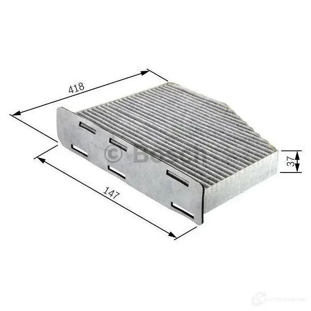 Салонный фильтр BOSCH IBDDMX R 1455 1987431455 350944