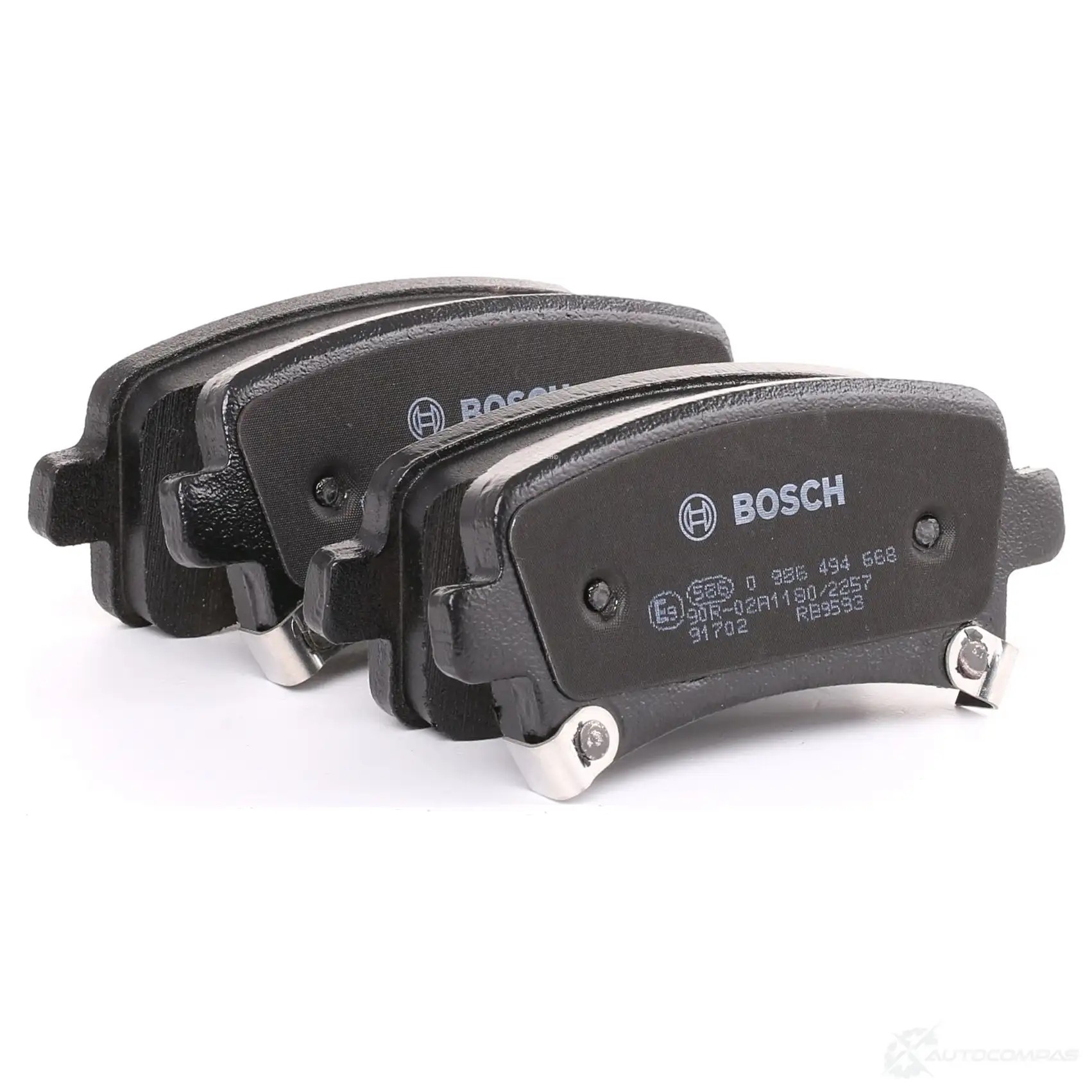 Тормозные колодки, комплект BOSCH BP1663 1193483850 0986494668 24421