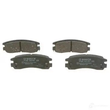 Тормозные колодки, комплект BOSCH 0986424467 7387D508;7387D698;7387BD71;7387D814 336224 23361