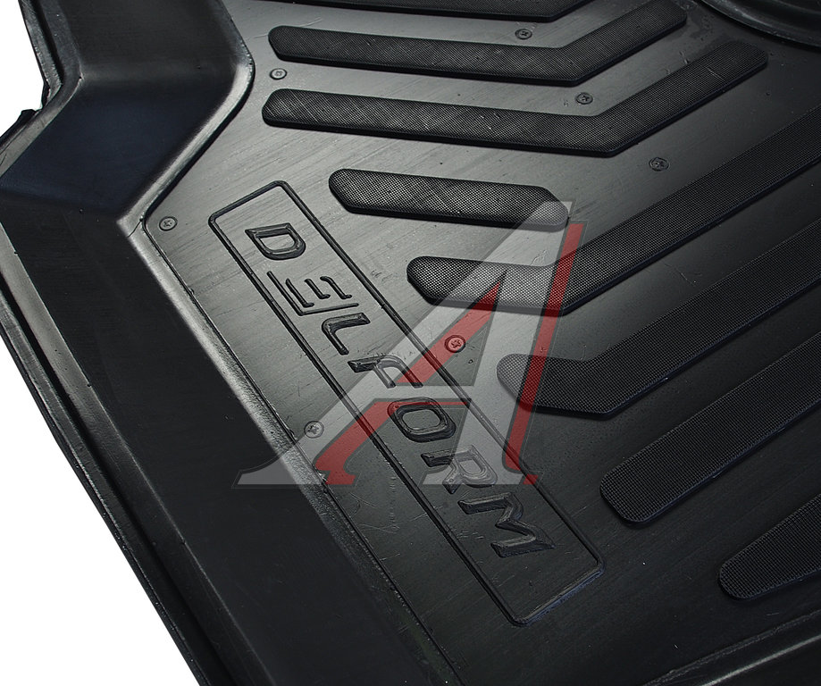 Коврик салона КАМАЗ-5490 MERCEDES Axor резина (2 предм.) DELFORM