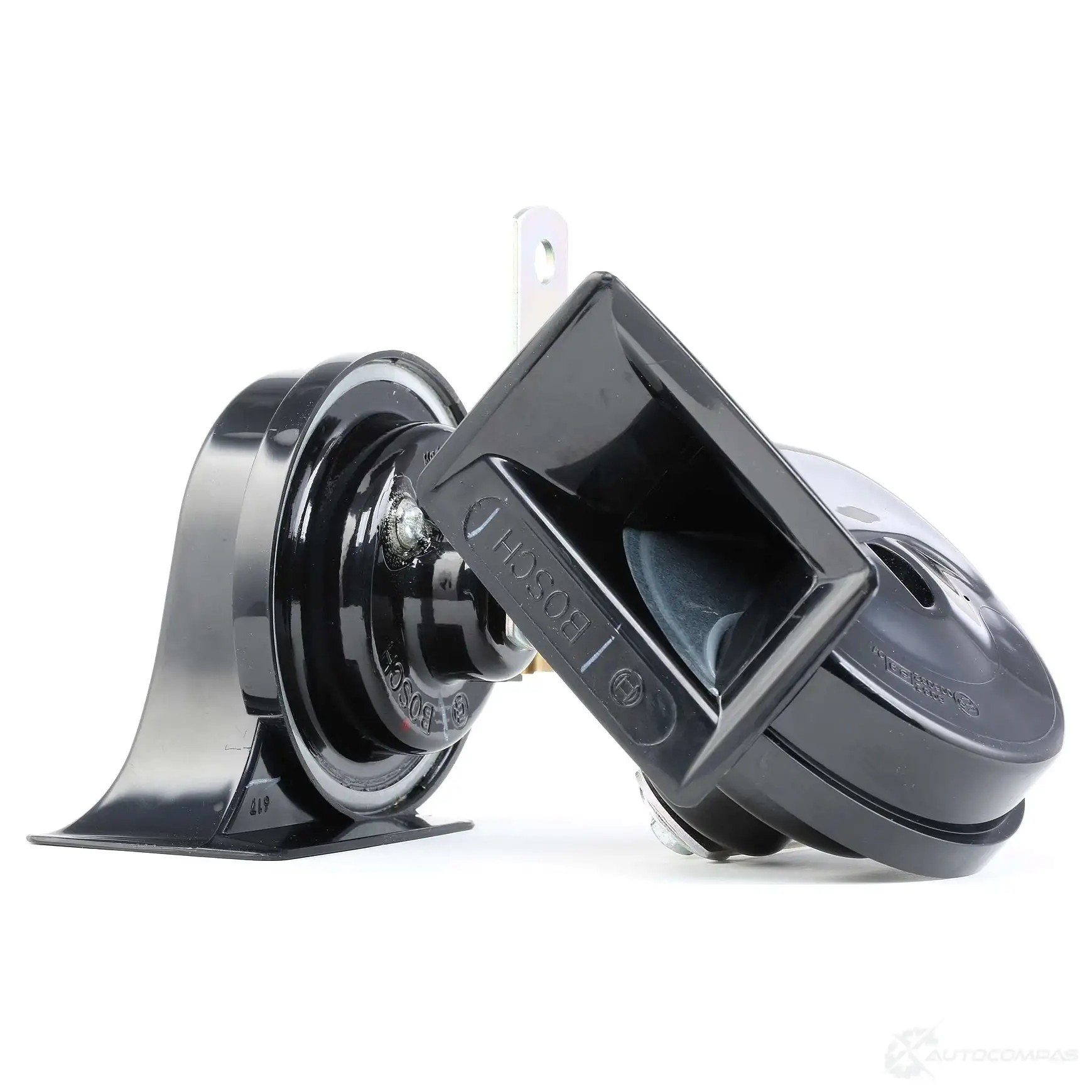 Пневматический, электрический звуковой сигнал BOSCH WINDTONE, 12V SET, BLACK 0986ah0503 BH-WT 344353