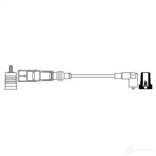 Высоковольтный провод зажигания BOSCH 324984 UGIX6R 0356912944 41 VA