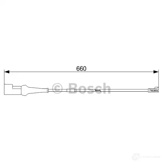 Датчик износа тормозных колодок BOSCH 351572 AP1 042 6QV25K2 1987473575