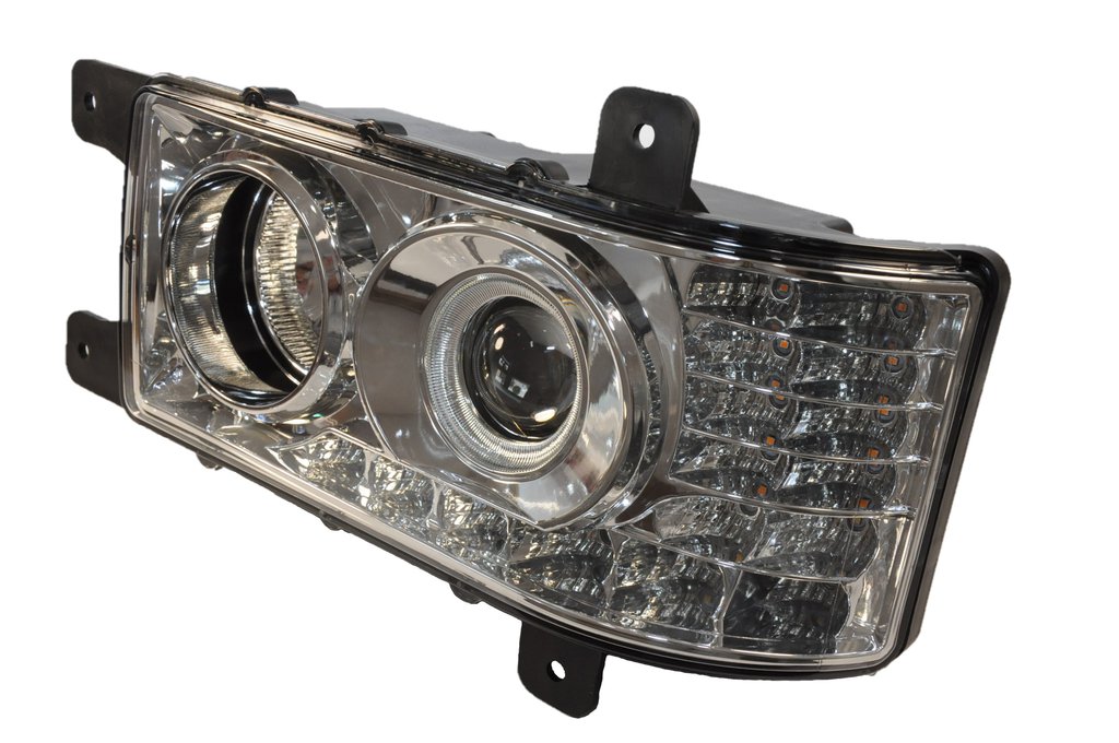 Фара блок КАМАЗ-6520, 6511, 4308 левая (16 светодиодов) LED AVTOELECTRICA