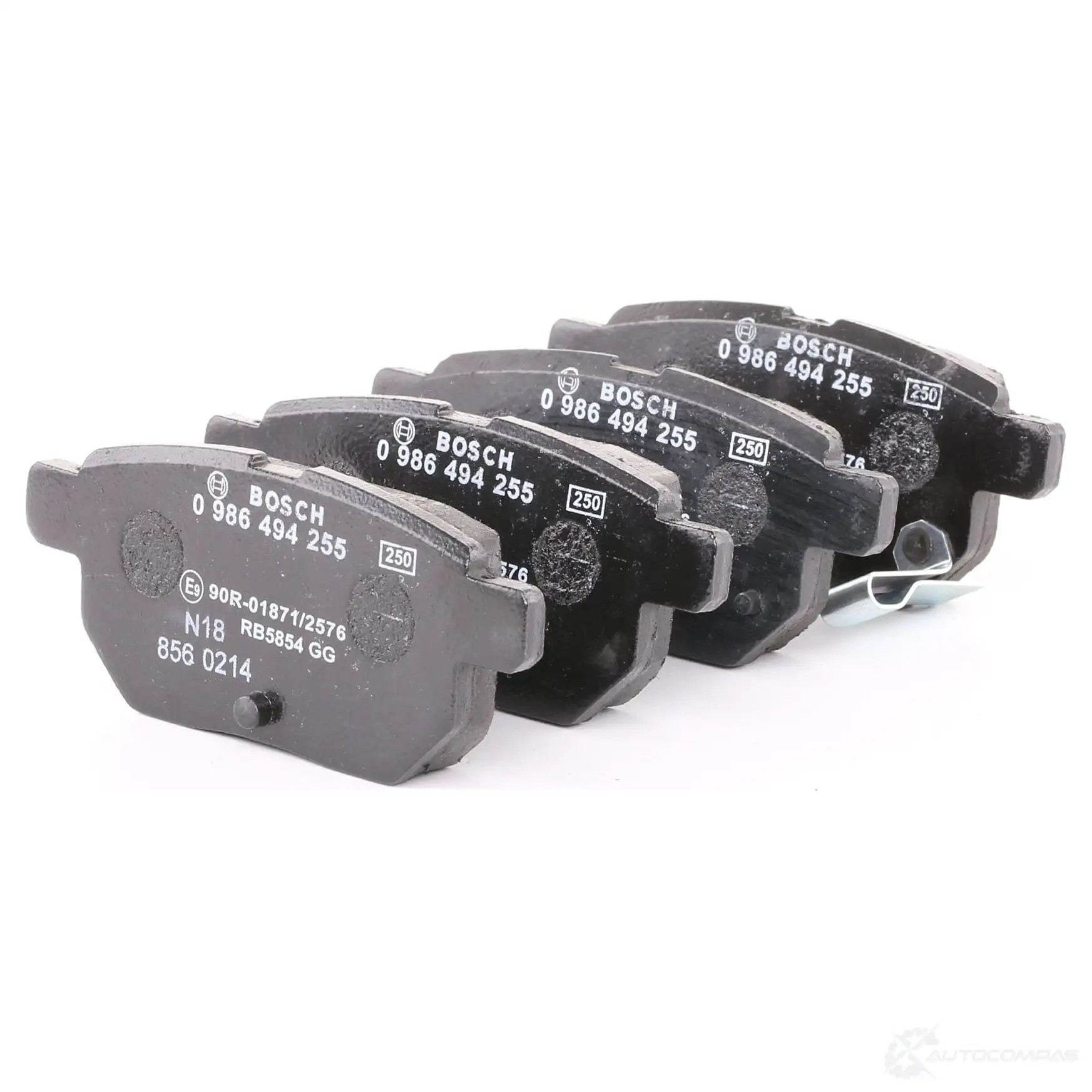 Тормозные колодки, комплект BOSCH 342242 0986494255 2461 0 BP1127