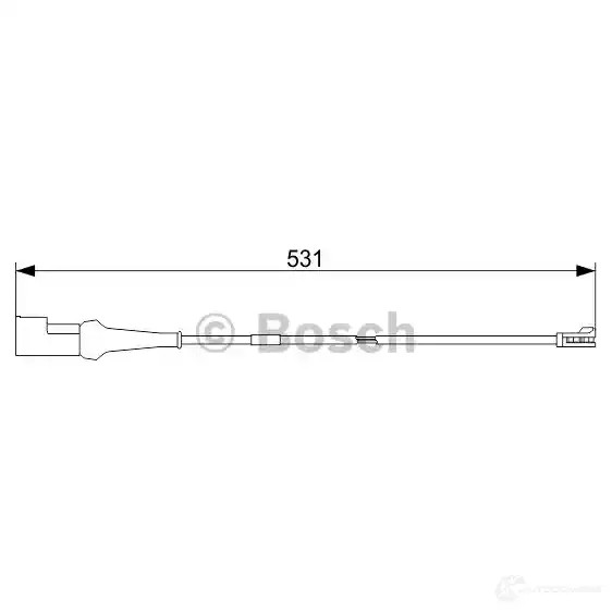 Датчик износа тормозных колодок BOSCH 1987473574 AP 1041 351571 QBW37
