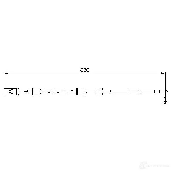 Датчик износа тормозных колодок BOSCH AP 191 1987474936 4XKIDU 352212