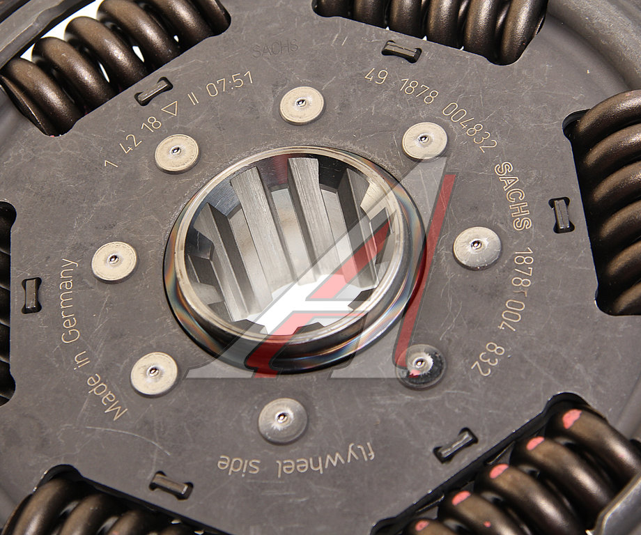 Диск сцепления MAN TGA, TGS, TGX, F90, F2000 (430WGTZ 10N 2'') SACHS