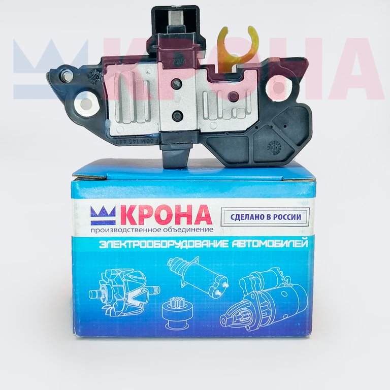 Щеткодержатель КАМАЗ 740 генератора 0124555003, 0124555036, 0124555038, 0124555040 в сборе КРОНА