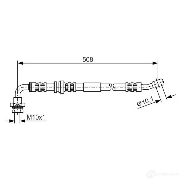Тормозной шланг BOSCH EZYYN 1987476932 BH5 76 353254