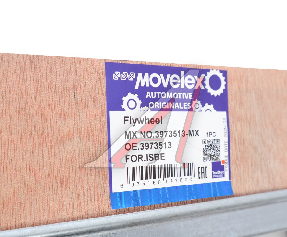 Маховик КАМАЗ дв.CUMMINS ISBe.ISDe V=4.5, 6.7 138 зубьев (сцепление 395мм) MOVELEX