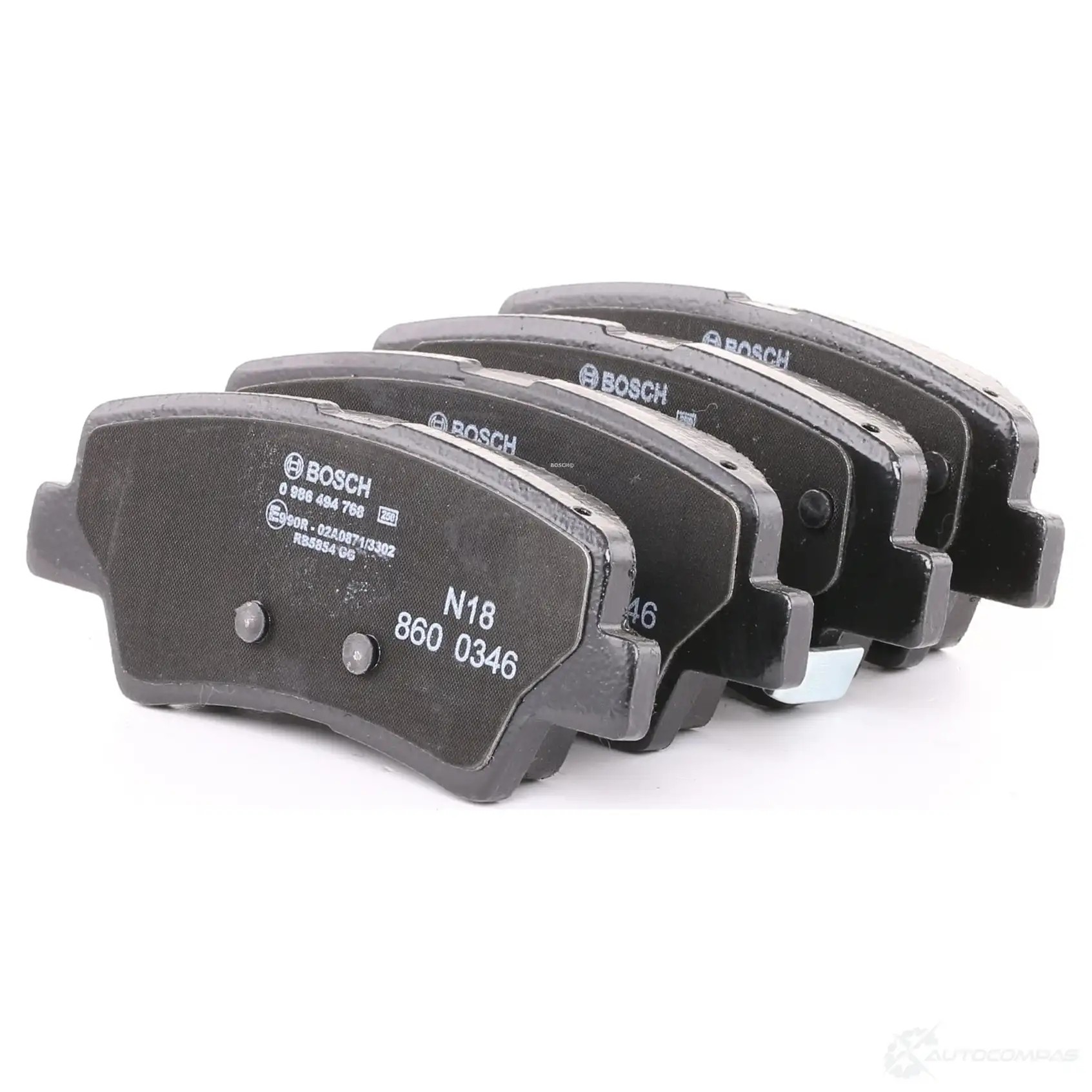Тормозные колодки, комплект BOSCH 25337 BP1942 1193484066 0986494768