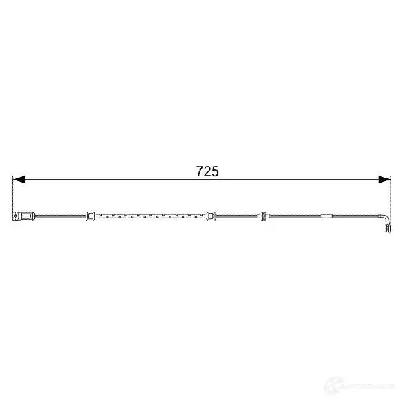 Датчик износа тормозных колодок BOSCH 1987473017 351451 M1M180X AP8 12