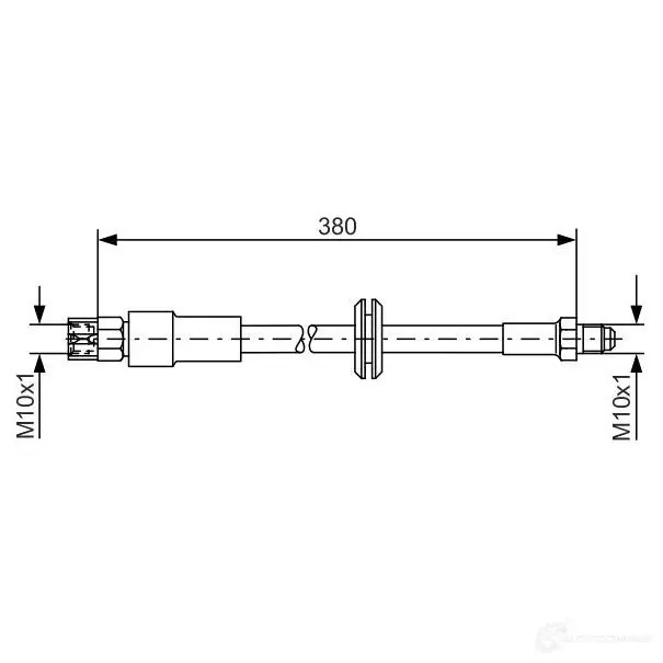 Тормозной шланг BOSCH 352685 BH06 4 WO28T 1987476140