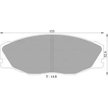 Тормозные колодки, дисковые, комплект Bosch 1193485569 0 986 505 366 BP5366 7 485-D686