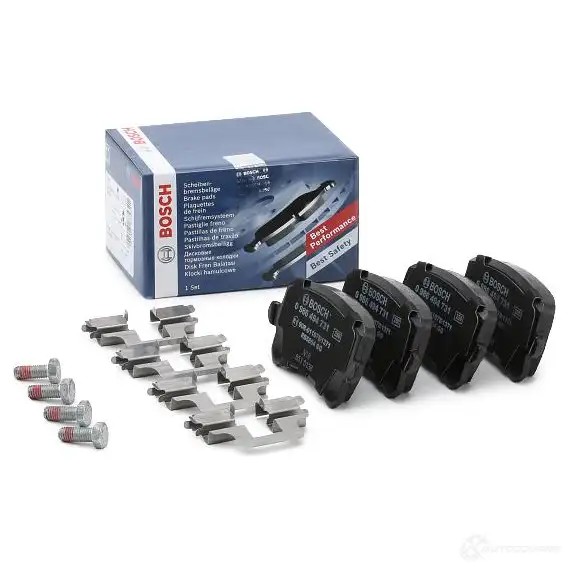 Тормозные колодки, комплект BOSCH 342581 24483 0986494731 BP1746