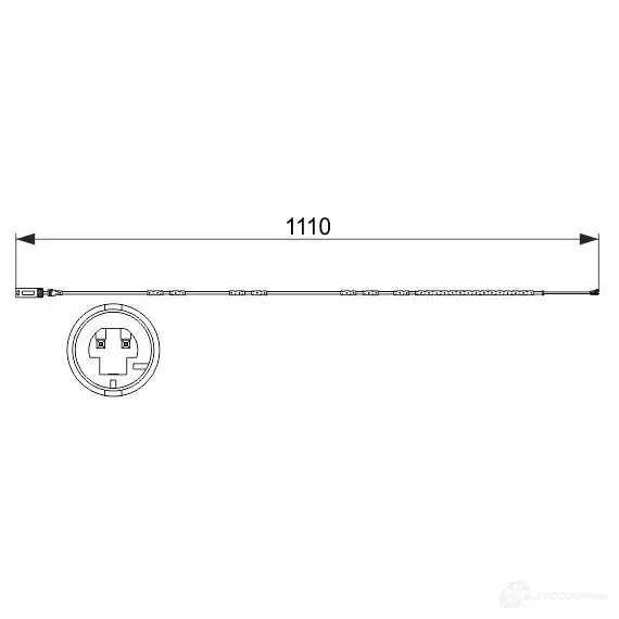 Датчик износа тормозных колодок BOSCH 351513 4IWRHZ 1987473515 AP8 43