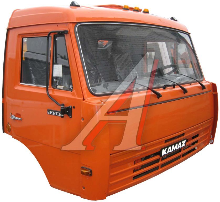 Кабина КАМАЗ-53205 в сборе (без спального места, высокая крыша) (ОАО КАМАЗ)