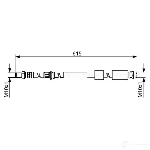 Тормозной шланг BOSCH OPYGD4 BH14 99 354708 1987481615