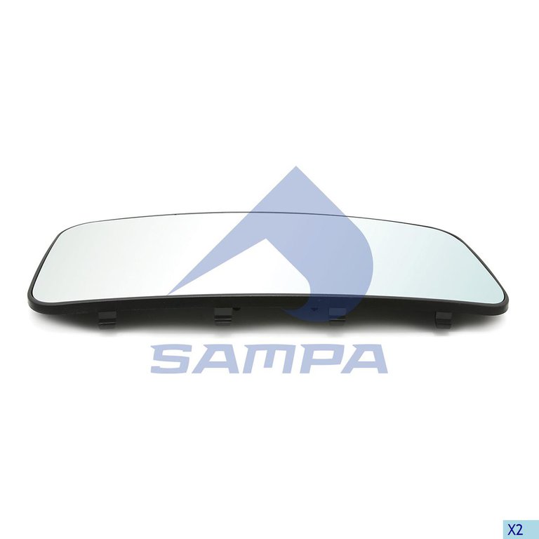 Элемент зеркальный КАМАЗ-5490 MERCEDES Axor с подогревом (основное) SAMPA