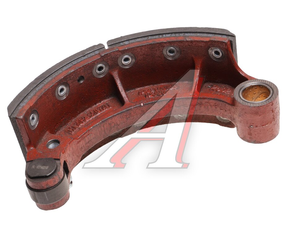Колодки тормозные JAC N90 КАМАЗ Компас-9 передние барабанные (1шт.) (верхняя) MOVELEX