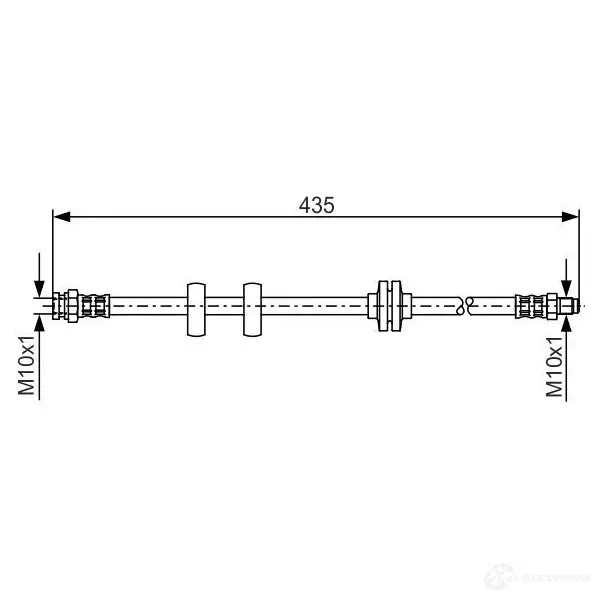 Тормозной шланг BOSCH 1987476788 BH46 9 353159 V5KDE