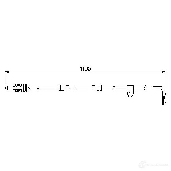 Датчик износа тормозных колодок BOSCH 94 2 1987474942 352218 AP197