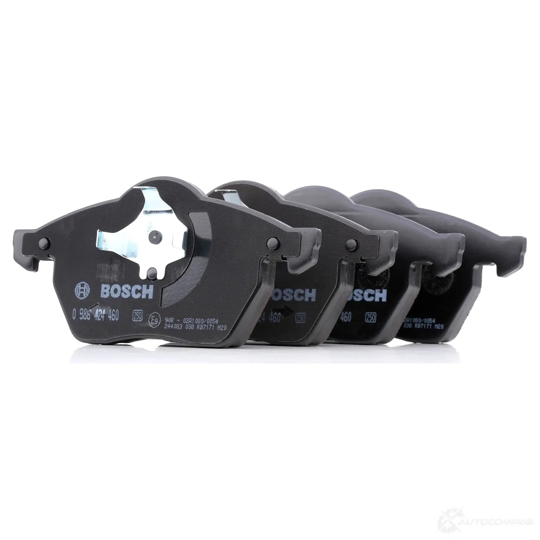 Тормозные колодки, комплект BOSCH 7434D555; 7434D687; 7710D687 21911 0986424460 336217