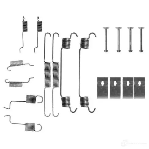 Ремкомплект тормозных накладок BOSCH 352343 AS0 90 LXWYGT9 1987475123